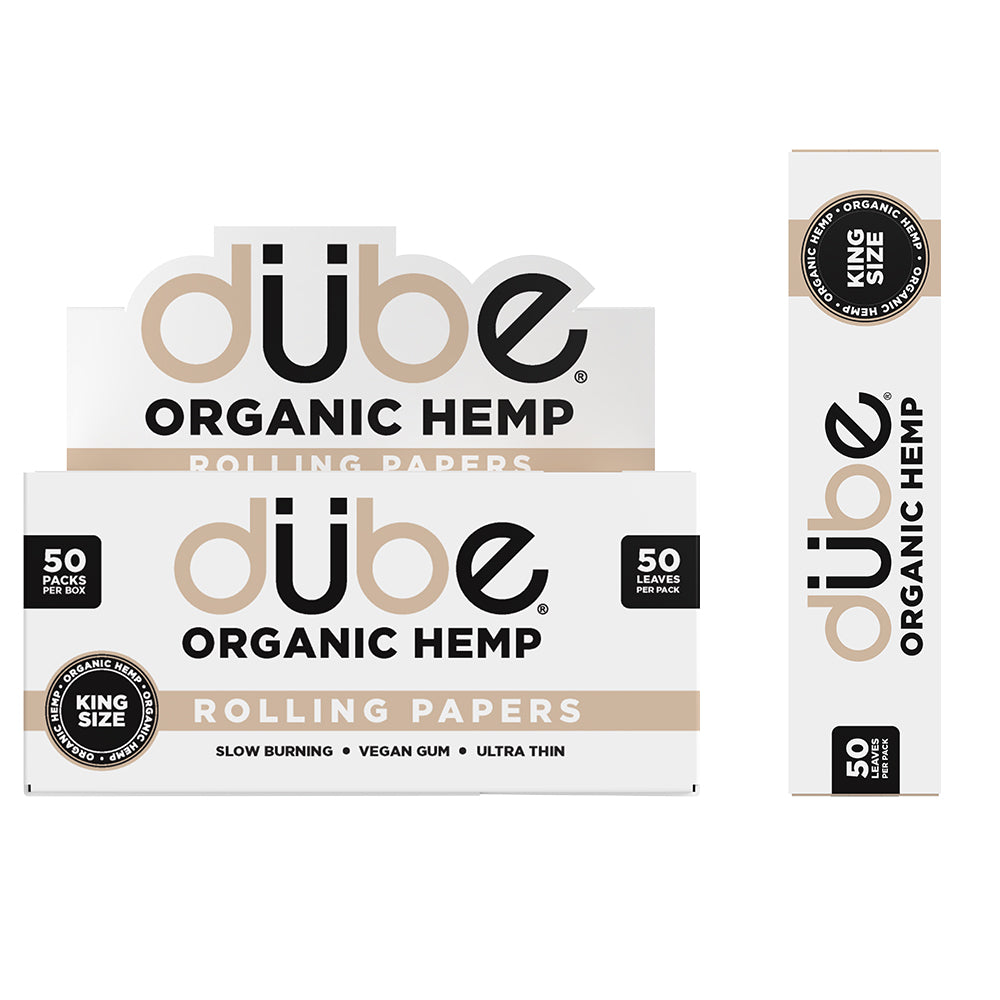 DUBE ORGANIC HEMP PAPERS - 50 COUNT DISPLAY