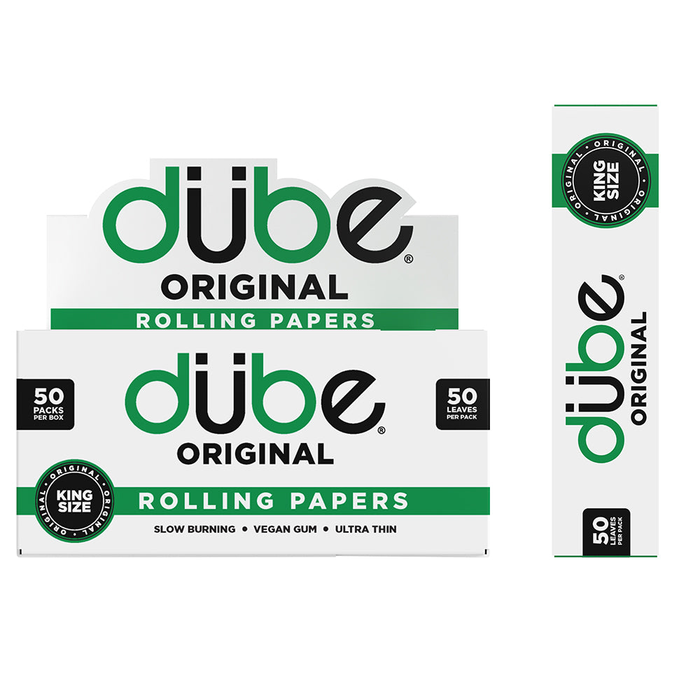 DUBE ORIGINAL GREEN PAPERS - 50 COUNT DISPLAY