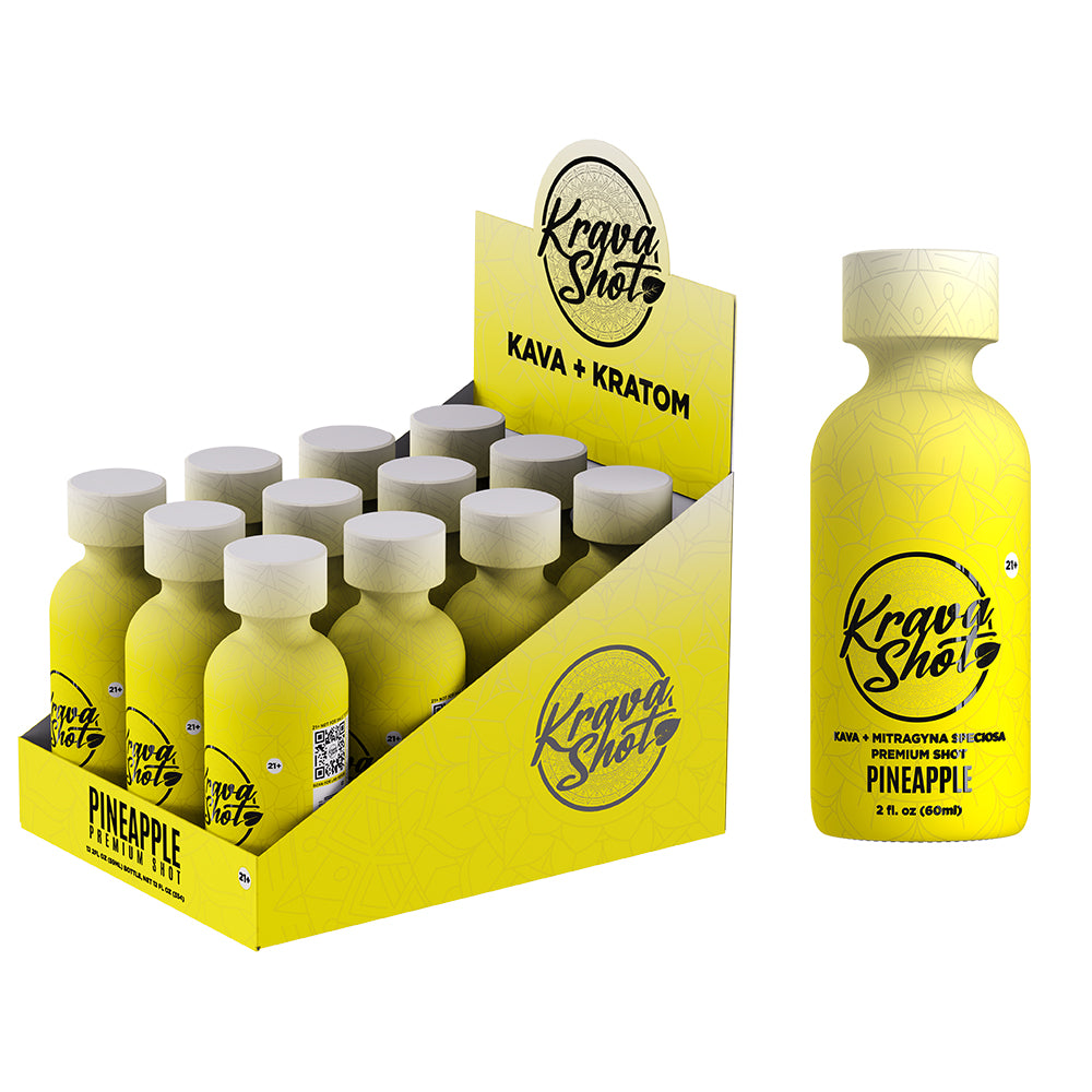 KRAVA KRATOM KAVA SHOT - 12 COUNT