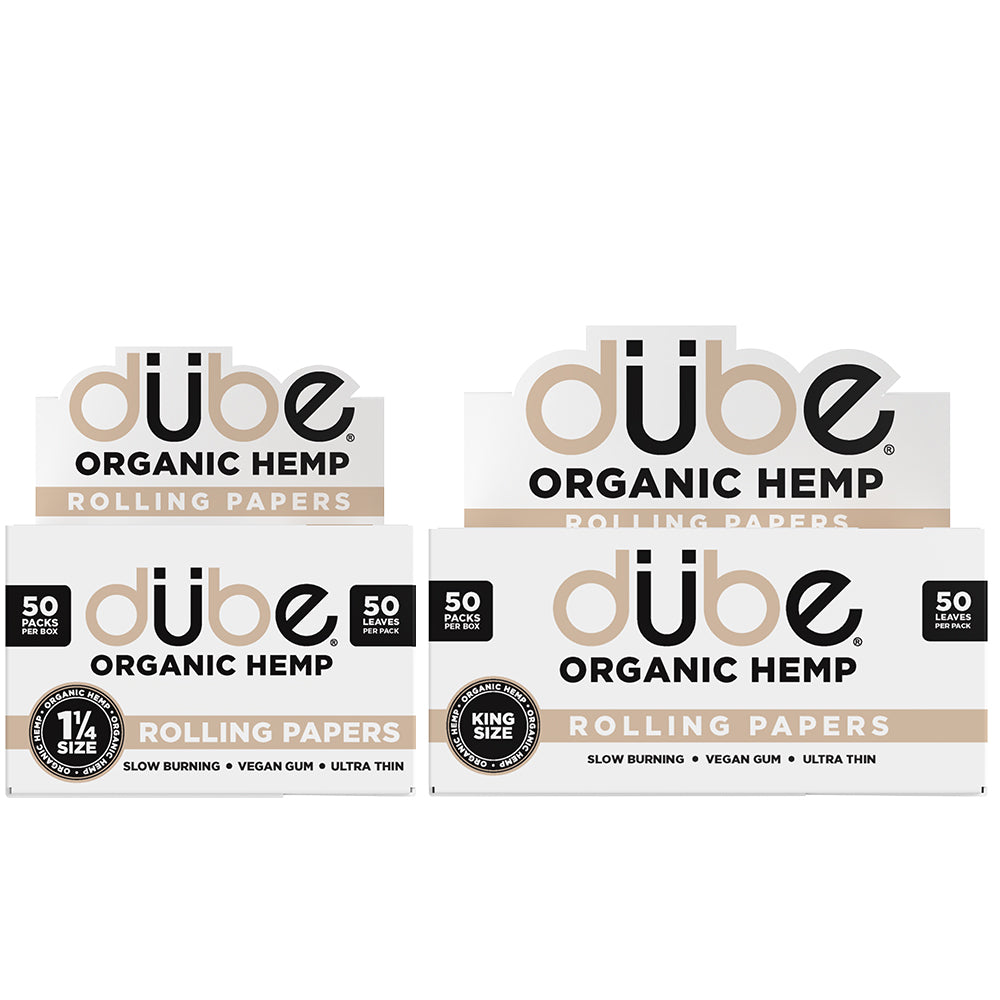 DUBE ORGANIC HEMP PAPERS - 50 COUNT DISPLAY