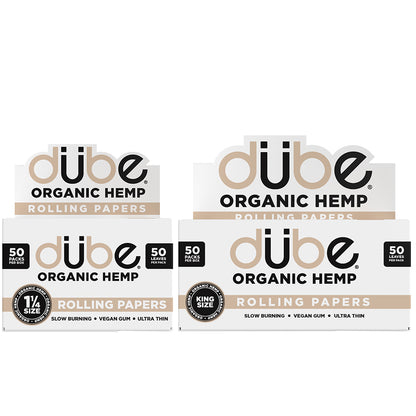 DUBE ORGANIC HEMP PAPERS - 50 COUNT DISPLAY