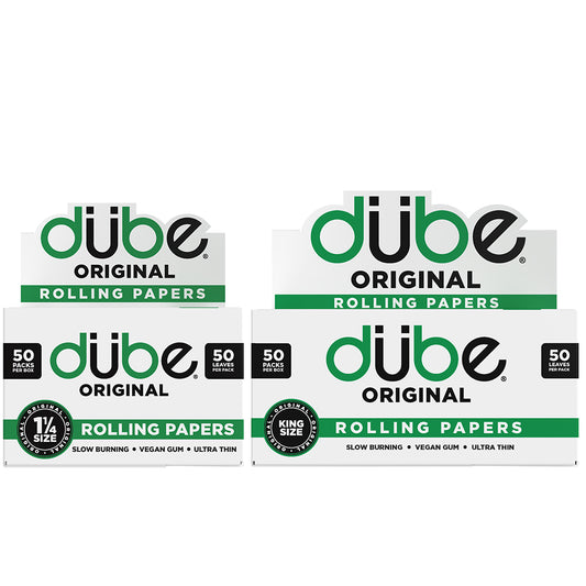 DUBE ORIGINAL GREEN PAPERS - 50 COUNT DISPLAY