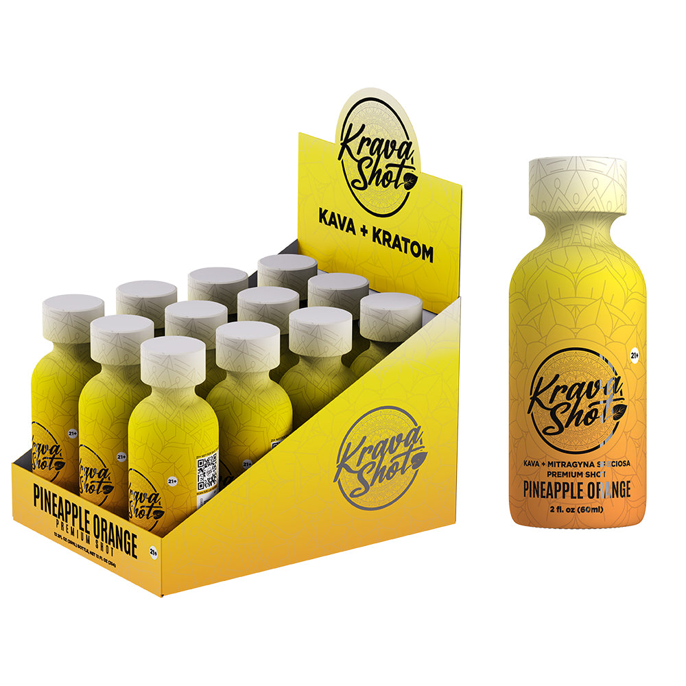 KRAVA KRATOM KAVA SHOT - 12 COUNT