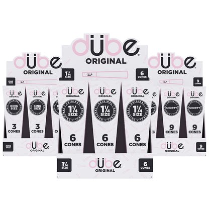 Ultra Thin Pink Pre Roll Cones by Dube