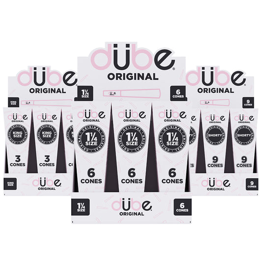 Ultra Thin Pink Pre Roll Cones by Dube
