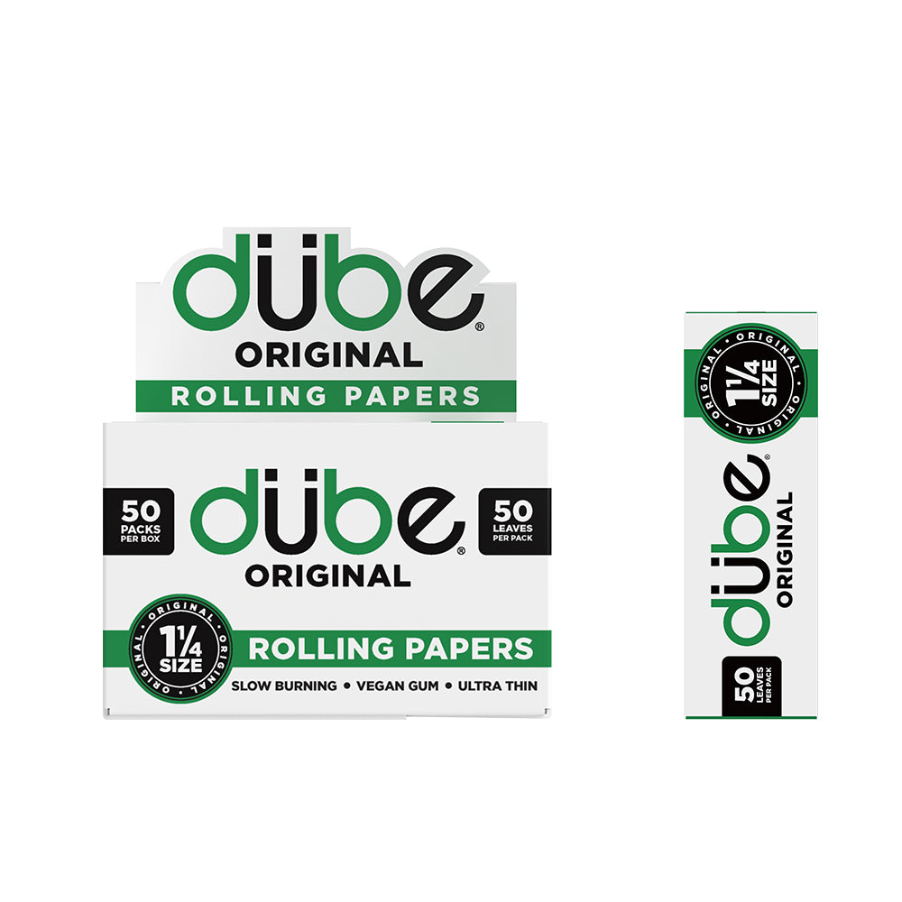 DUBE ORIGINAL GREEN PAPERS - 50 COUNT DISPLAY