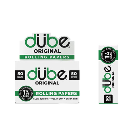 DUBE ORIGINAL GREEN PAPERS - 50 COUNT DISPLAY
