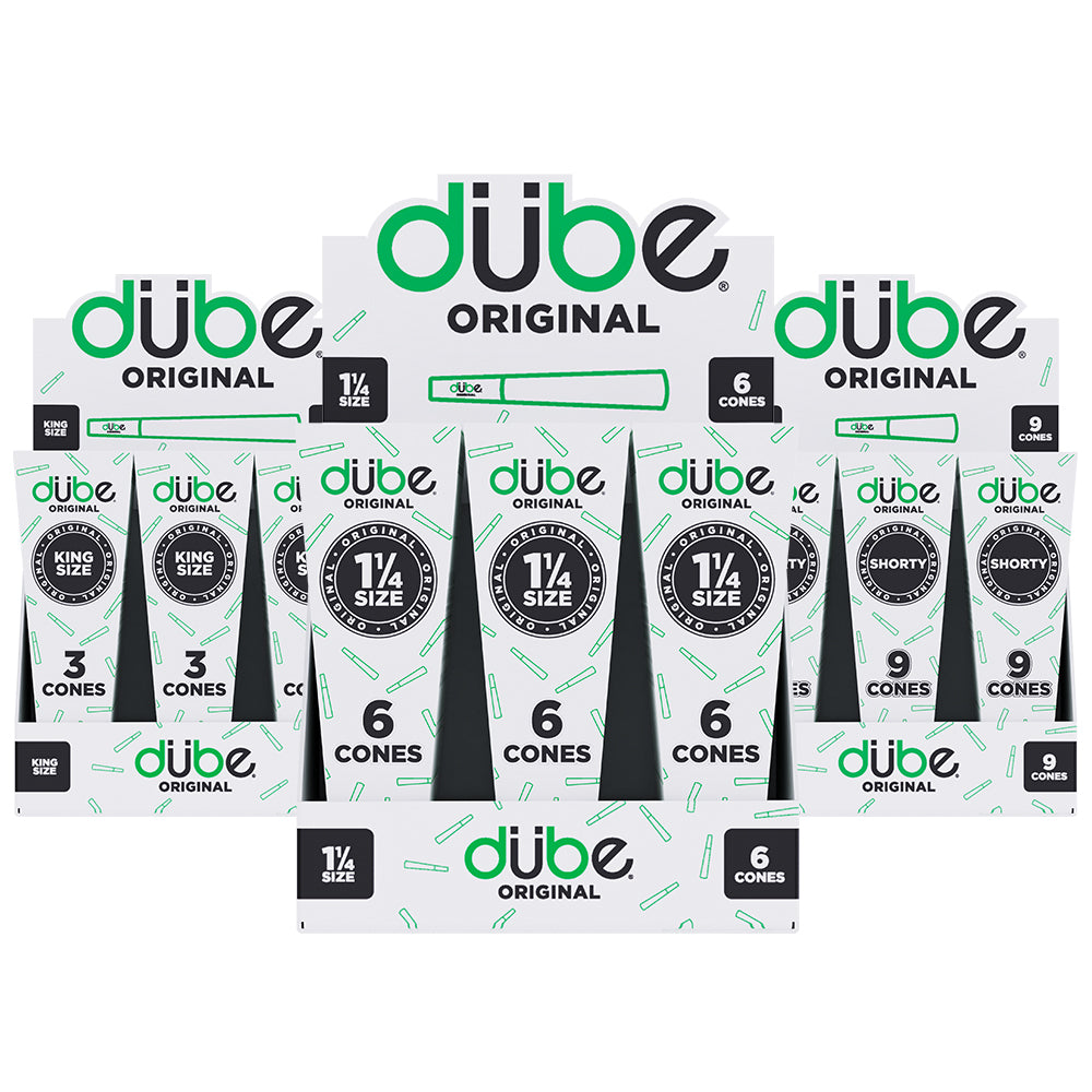 Dube Green Papers Pre Roll Cones – Shorty, 1 1/4, King