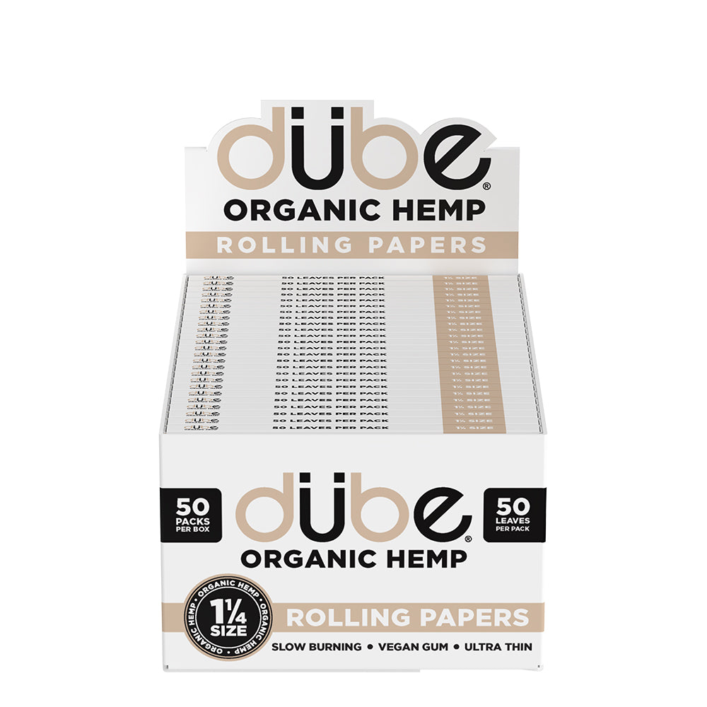 DUBE ORGANIC HEMP PAPERS - 50 COUNT DISPLAY
