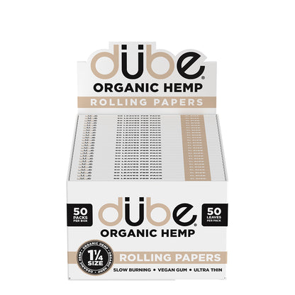 DUBE ORGANIC HEMP PAPERS - 50 COUNT DISPLAY