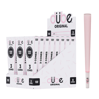 King Size Pink Dube Pre Roll Cones 3 Pack