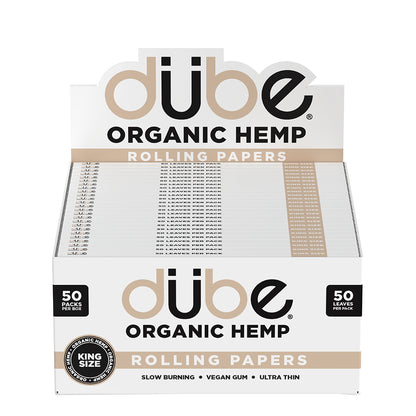 DUBE ORGANIC HEMP PAPERS - 50 COUNT DISPLAY