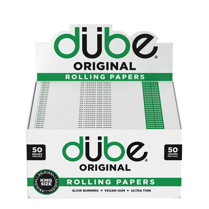 DUBE ORIGINAL GREEN PAPERS - 50 COUNT DISPLAY