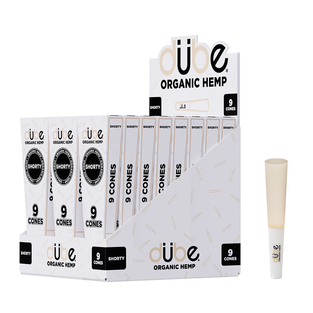 Shorty Size Dube Hemp Cones – Natural Pre Rolls