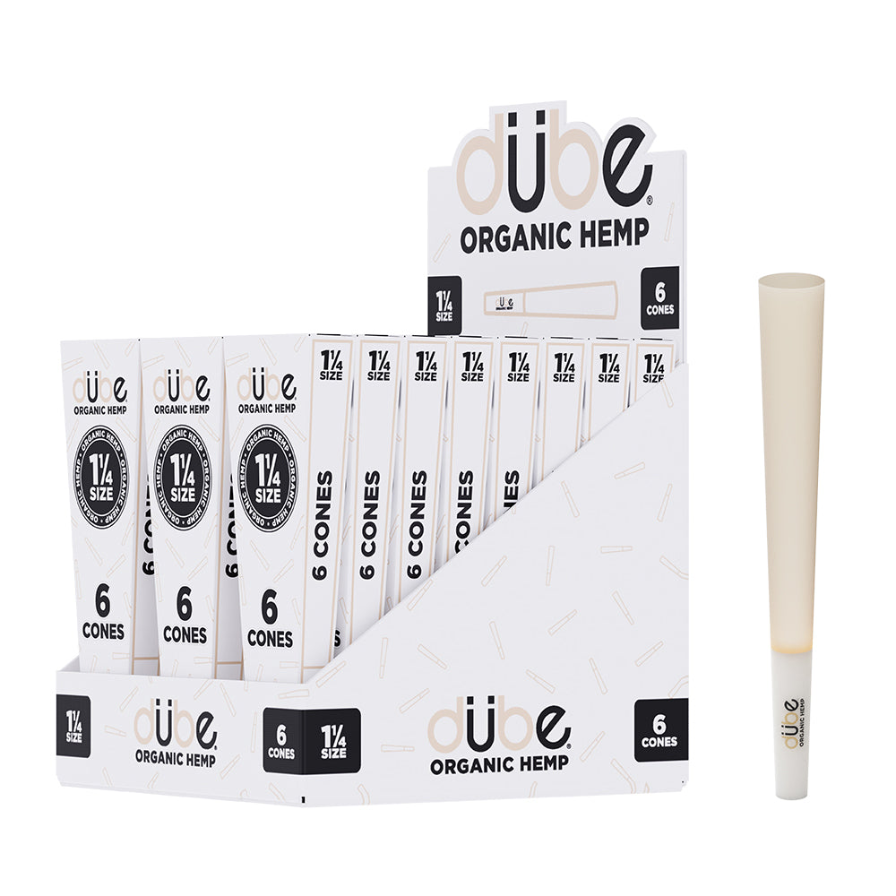Dube Organic Hemp Cones 1 1/4 – 6 Pack