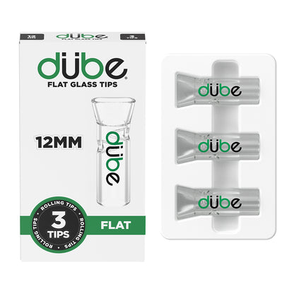 12MM GLASS TIPS - 5 COUNT DISPLAY