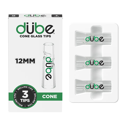 12MM GLASS TIPS - 5 COUNT DISPLAY