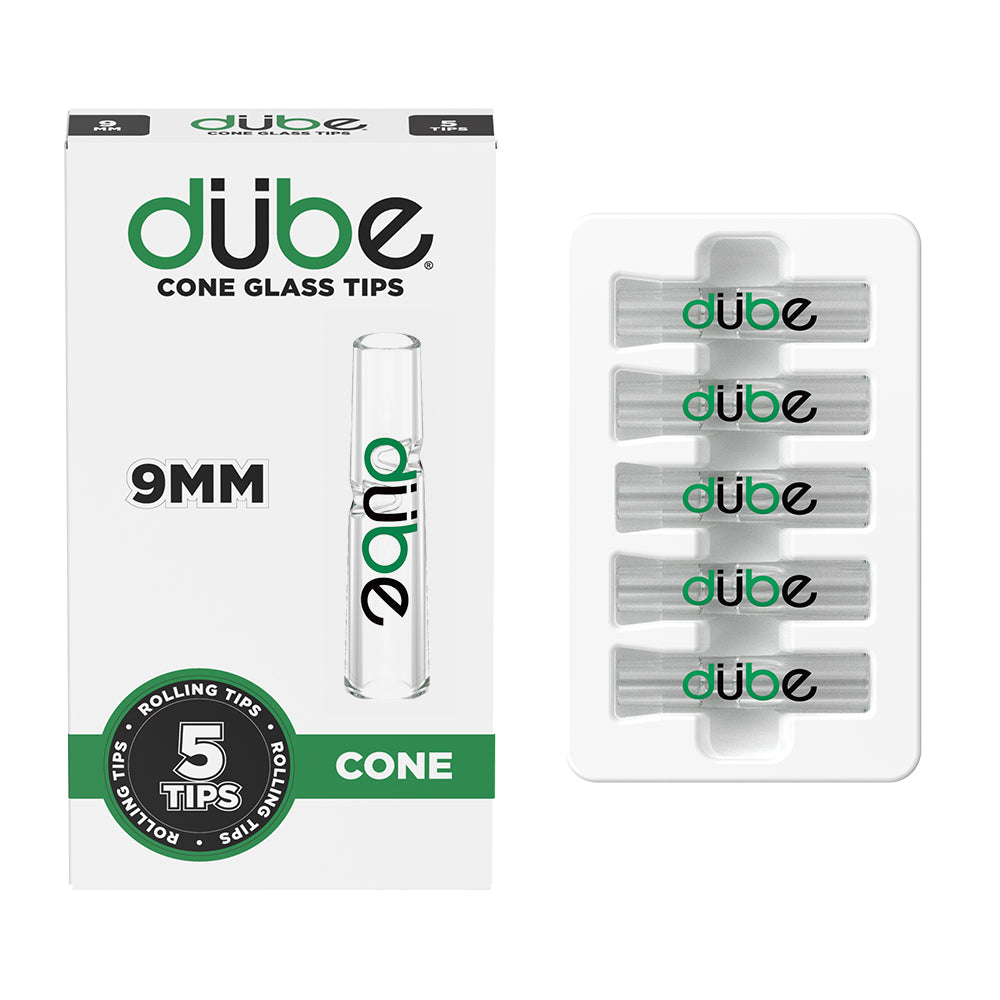 9MM GLASS TIPS - 5 COUNT DISPLAY