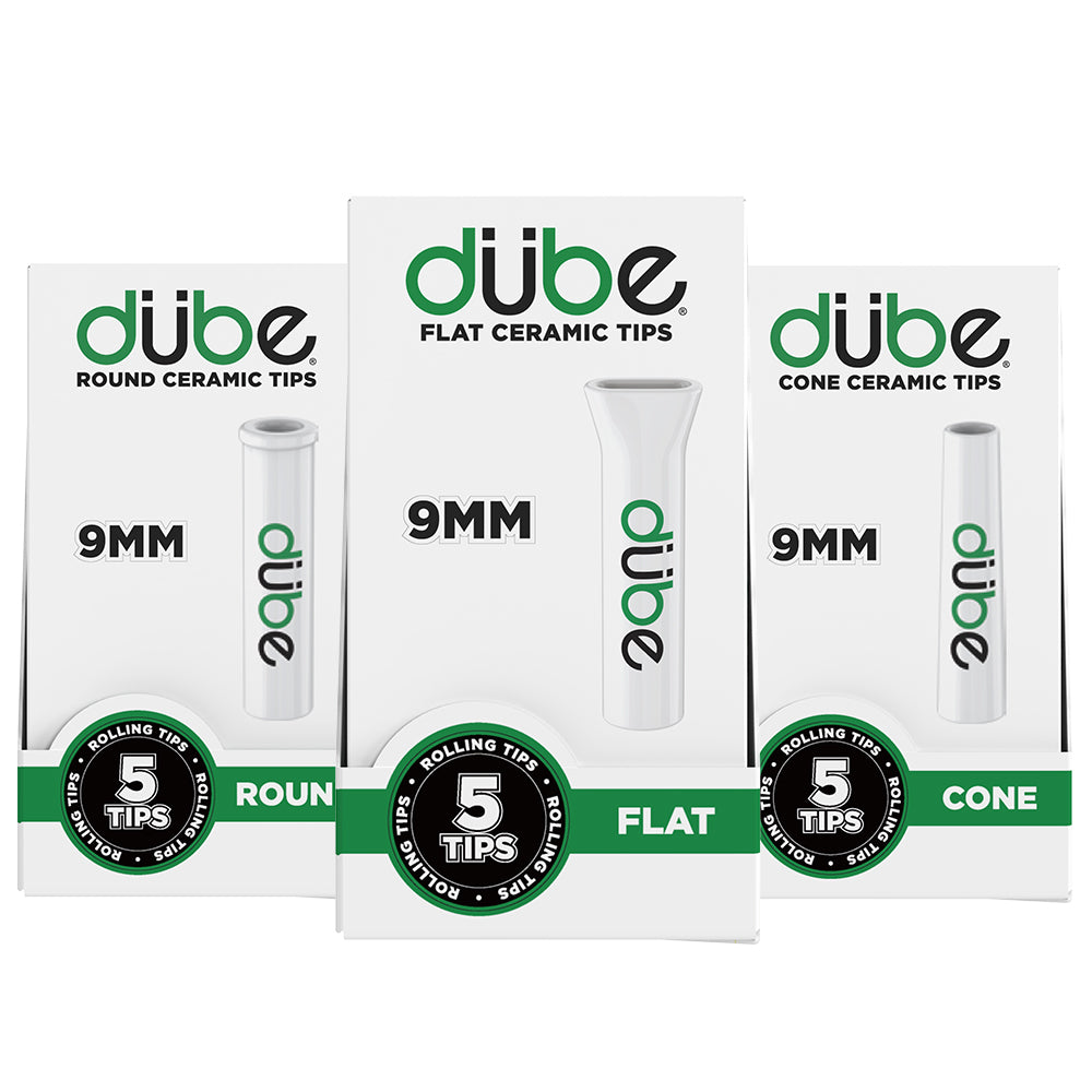 DUBE 9MM CERAMIC TIPS - 5 COUNT DISPLAY