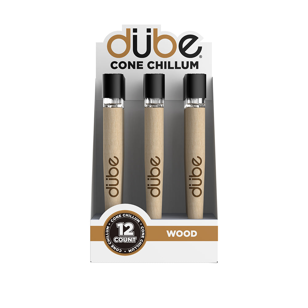DUBE V1 CONE CHILLUM WITH CAP - 12 COUNT DISPLAY