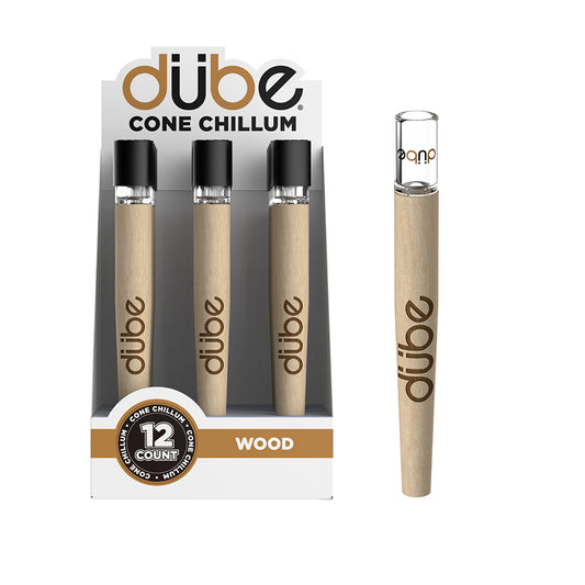 DUBE V1 CONE CHILLUM WITH CAP - 12 COUNT DISPLAY